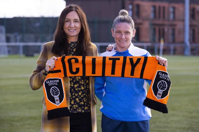 Leanne Ross pictured alongside City's chief executive officer Laura Montgomery (Photo: Alan Harvey/SNS Group)