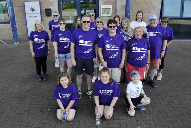 Team Nicola took part in Pancreatic Cancer UK's Big Step Forward  in memory of Nicola Thomson who died in 2013, aged 25