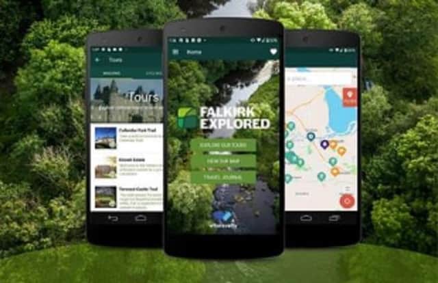 New trails have been added to the Falkirk Explored app