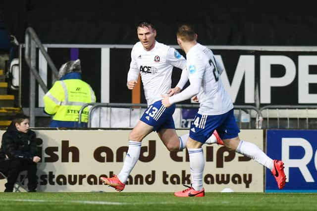 Cove celebrate the two goal advantage