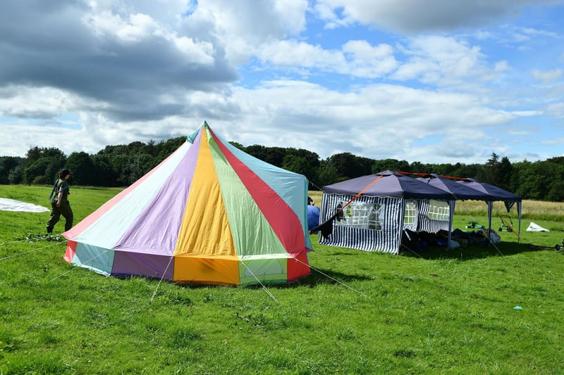 The Climate Camp starts to take shape at Kinneil Estate
(Picture: Michael Gillen, National World)