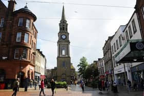 Businesses in Falkirk town centre are being supported through the coronavirus crisis by Falkirk Delivers, which has suspended levy payments until September. Picture: Michael Gillen (2019).