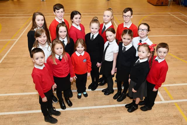 Grangemouth Children's Day Queen elect Amy Meichan and her fellow Bowhouse Primary School pupils were full of excitement in anticipation of their big moment in the sun when this picture was taken back in February last year