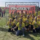 Emma McGurk and fitness friends raise cash for Marie Curie. Pic: Contributed