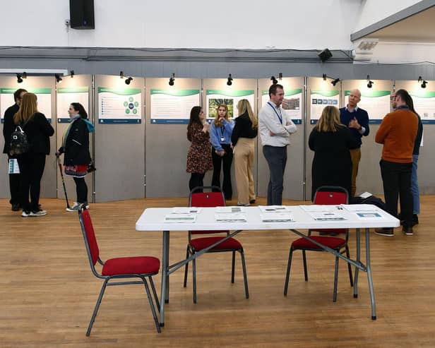 The new exhibition gives people the chance to see the Grangemouth Flood Protection Scheme plans for themselves(Picture: Michael Gillen, National World)
