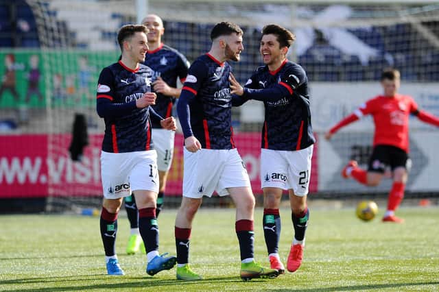 Falkirk need Aidan Keena (left) to start finding the back of the net on a regular basis after and injury plagued 2020/21 season while Charlie Telfer (right) could also be crucial if he can stay fit