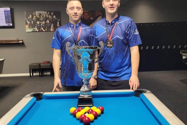 Falkirk's Steven Allison, 20, and fellow team member Reece Egan, 20, both play out of The Players Lounge in town centre (Photo: Contributed)