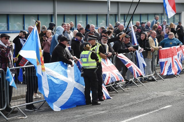 Protest In Falkirk Falkirk Council urged to