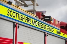 Fire crews attended at the scene to deal with the blaze. Picture: Submitted