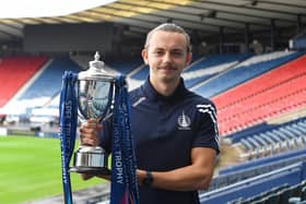 Aidan Nesbitt is looking forward to Friday night's SPFL Trust Trophy quarter-final tie versus Dundee United (Photo: Mark Runnacles/SPFL Trust Trophy)