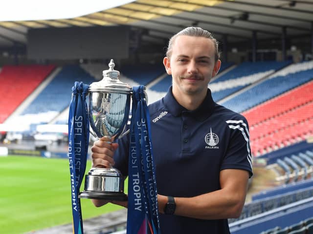 Aidan Nesbitt is looking forward to Friday night's SPFL Trust Trophy quarter-final tie versus Dundee United (Photo: Mark Runnacles/SPFL Trust Trophy)