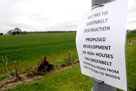 In 2017 residents aired concerns over proposed housing development on green belt land at Crawfield Road in the fields stretching from the Fire Station to Kinneil Woods. Proposal is for approximately 450 houses. (Pic: Michael Gillen)