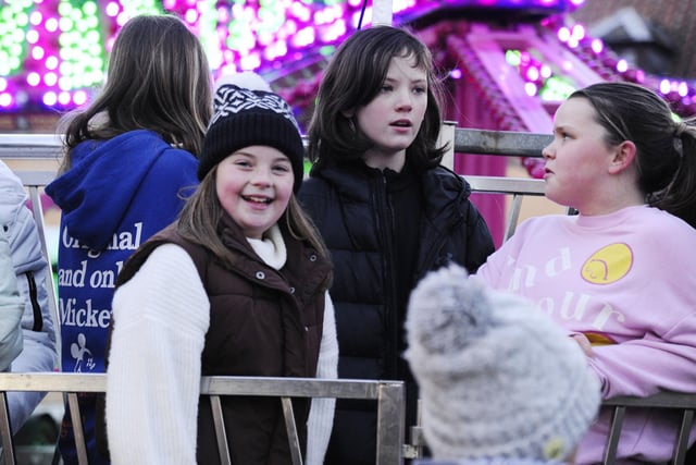 People came together to mark the start of the festive season in the town.