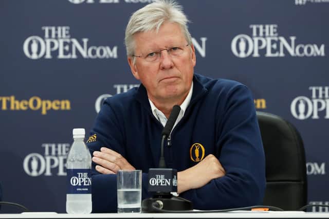 R&A chief executive Martin Slumbers at the 147th Open Championship at Carnoustie in 2018. (Photo by Francois Nel/Getty Images)