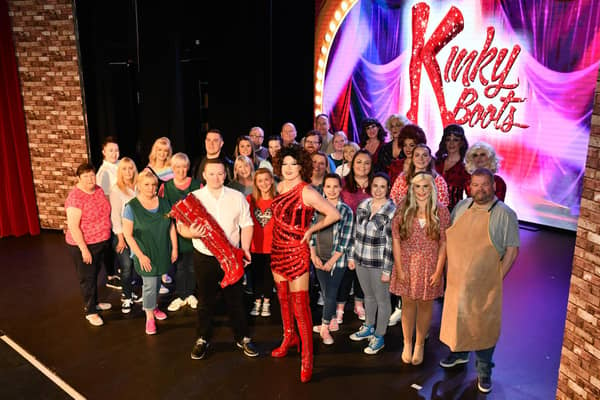 The centenary concert comes hot on the heels of Larbert Musical Theatre's Scottish amateur premiere of Kinky Boots earlier this year.  Pic: Michael Gillen.