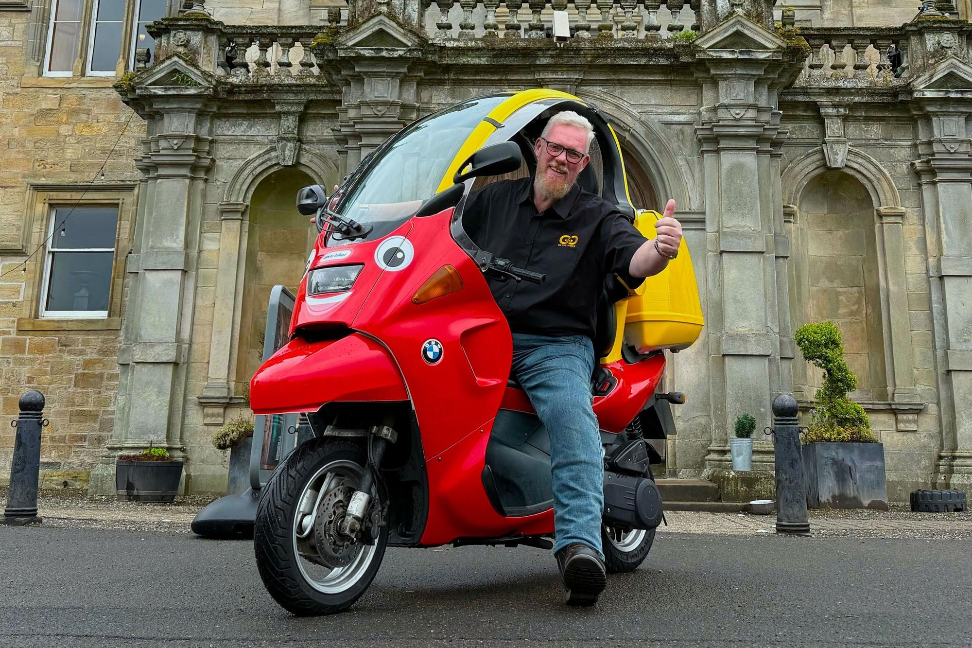 Charity raffle offers chance to win a very special BMW C1 motorbike