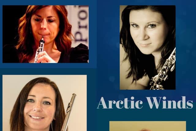 Some of the members of the quintet, Arctic Winds.