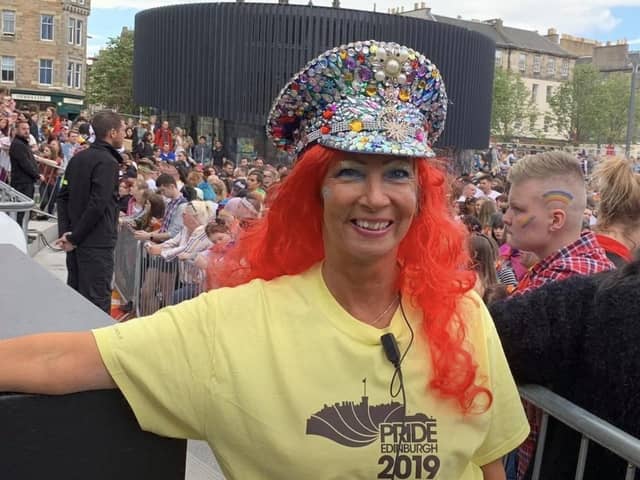 Elaine Moir has long been a local champion for the LGBTQ+ community and now she is in the running for a Proud Scotland Award (Picture: Submitted)