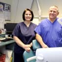 Forth Valley Smile Design practice partners Gillian Lennox and Donald McNicol. Picture: Michael Gillen.