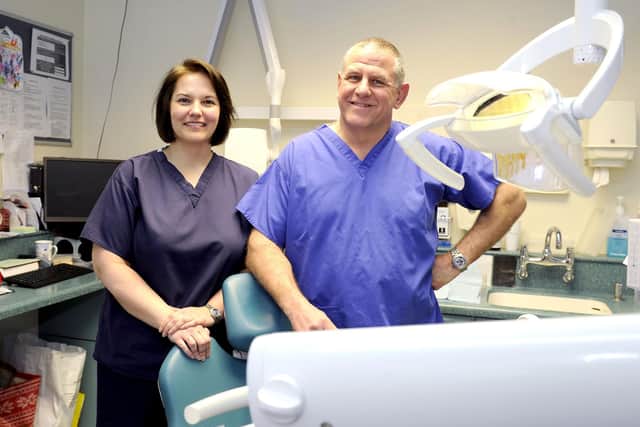 Forth Valley Smile Design practice partners Gillian Lennox and Donald McNicol. Picture: Michael Gillen.