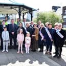 Some of those attending last year's International Workers Memorial Day ceremony in Falkirk. Pic: Michael Gillen