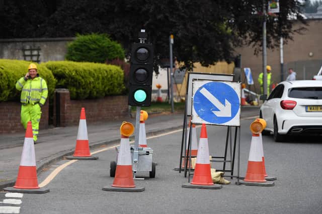 Road closures are set to impact Falkirk area motorists from next week. Picture: John Devlin.