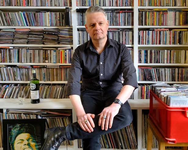 Vic Galloway at home in Edinburgh
