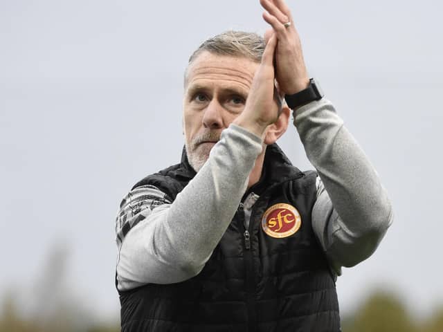 Stenhousemuir manager Gary Naysmith (Photo: Alan Murray)