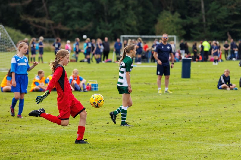 Match action from the Inchyra Cup