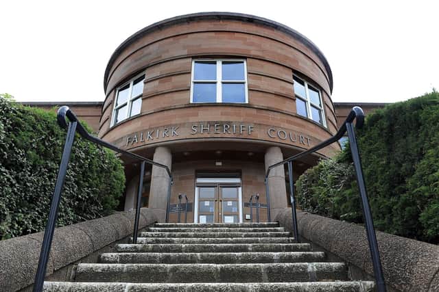 Comrie appeared at Falkirk Sheriff Court