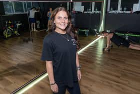 Abigail Young is organising a midnight run at the Helix in September to raise awareness and funds for Endometriosis UK.  (Pic: Michael Gillen)
