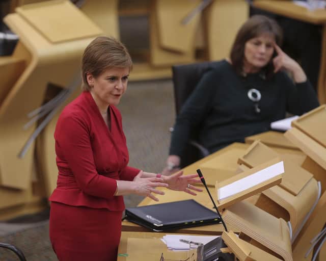 Nicola Sturgeon speaks on roadmap out of lockdown