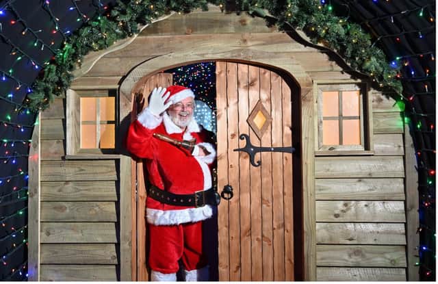 Visitors to the Santa's grotto in Stirling's Thistles shopping centre raised over £5800 for Strathcarron Hospice.