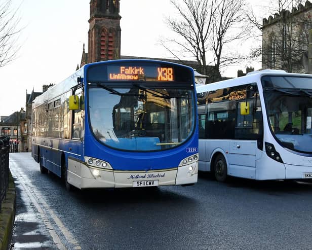 A report to Falkirk Council's executive said that poor public transport is one of the biggest challenges to tackling poverty. Pic: Michael Gillen