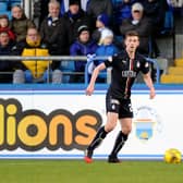 Tony Gallacher, pictured against Morton at Cappielow, might not make Falkirk millions - but the Bairns have done well from his development. (Picture: Michael Gillen).