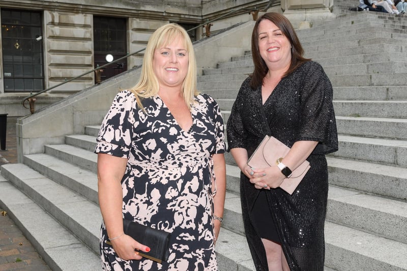 Pictured is: Jo Bramley & Alexis Davey from In Home Care. Picture: Keith Woodland (080721-11)