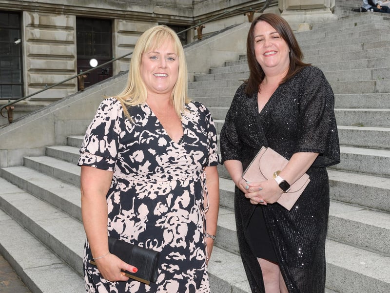 Pictured is: Jo Bramley & Alexis Davey from In Home Care. Picture: Keith Woodland (080721-11)