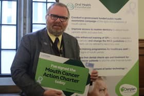 Martyn Day MP, pictured at the event launch in Westminster.