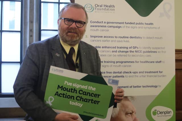 Martyn Day MP, pictured at the event launch in Westminster.