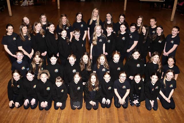 The young cast of Children's Theatre Bo'ness will take to the Bo'ness Town Hall stage later this month for their production of Annie Jr. (Pic: Michael Gillen)