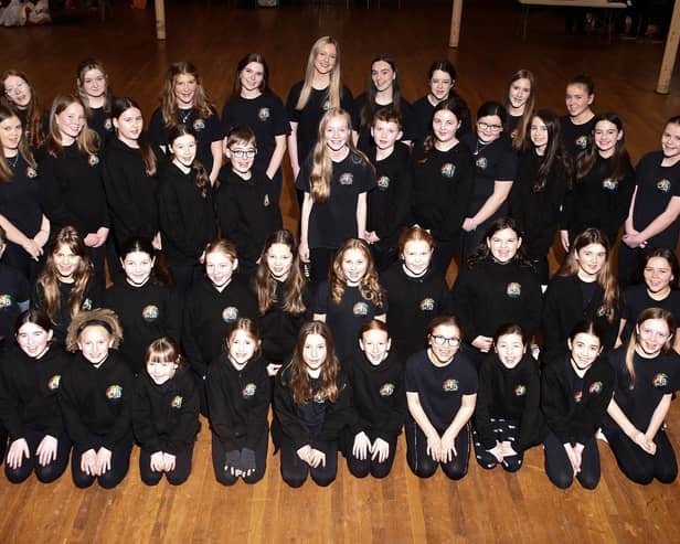 The young cast of Children's Theatre Bo'ness will take to the Bo'ness Town Hall stage later this month for their production of Annie Jr.  (Pic: Michael Gillen)