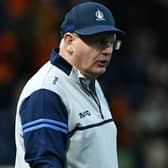 Falkirk boss John McGlynn pictured after Tuesday night's 1-0 home loss to Dundee United (Pic by Michael Gillen)
