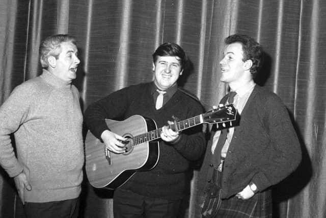 Tommy Blackhall, Neil Hall and Charlie Harkins in 1968.