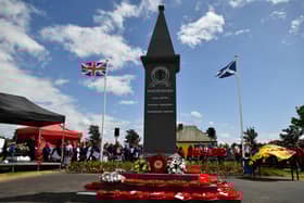 Bainsford War Memorial was dedicated in June this year after a community campaign for funding