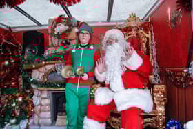 Santa will be popping in to greet those at the Maggie's Christmas Market. Pic: Scott Louden