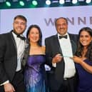 The Cirillo family celebrate their award
