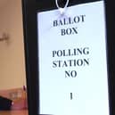 Stock ballot box image
