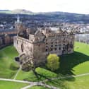 Stock aerial photo of Linlithgow.