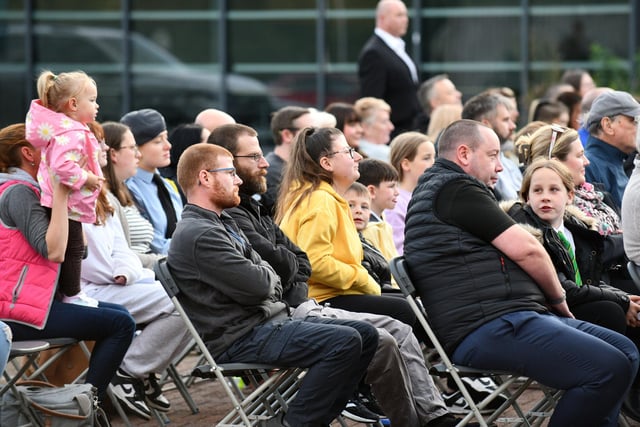 Family and friends turned out to support the air cadets.