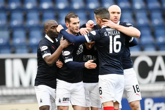Morgaro Gomis made 40 appearances for Falkirk (Photo: Michael Gillen)